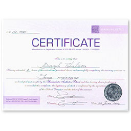 Йога-массаж. Сертификат Manualistic Aesthetics School (Чехия)