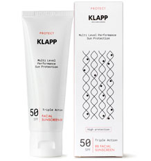 Санскрин BB тройного действия Klapp Protect Multi Level Performance Sun Protection Triple Action Facial Sunscreen BB SPF50